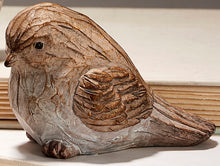Charger l&#39;image dans la galerie, Figurine Oiseau brun et blanc

