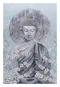 Toile canvas - Buddha floral