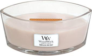 Bougie parfumée WoodWick - Vanilla & sea salt - 16 oz
