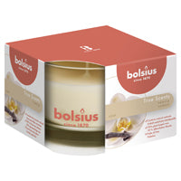 Bougie dans un contenant en verre rond - Vanille - 3 formats