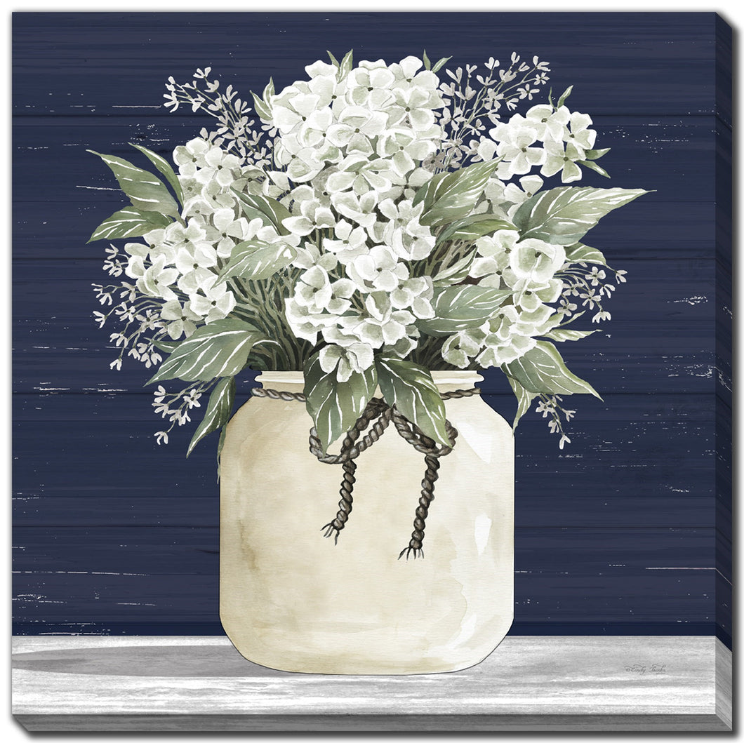 Cadre - Vase à fleur beige