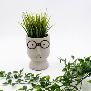 Vase pour plante - Bonhomme à lunette