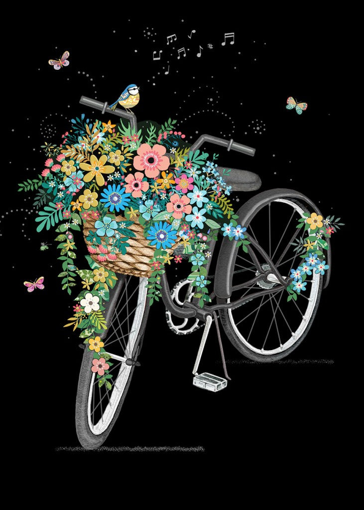 Carte de souhait - Vélo